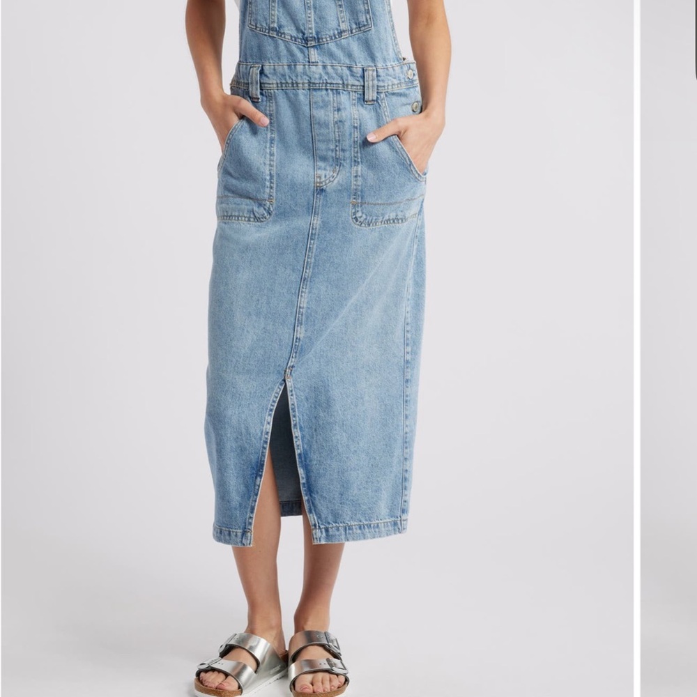 Free people denim skirtfall